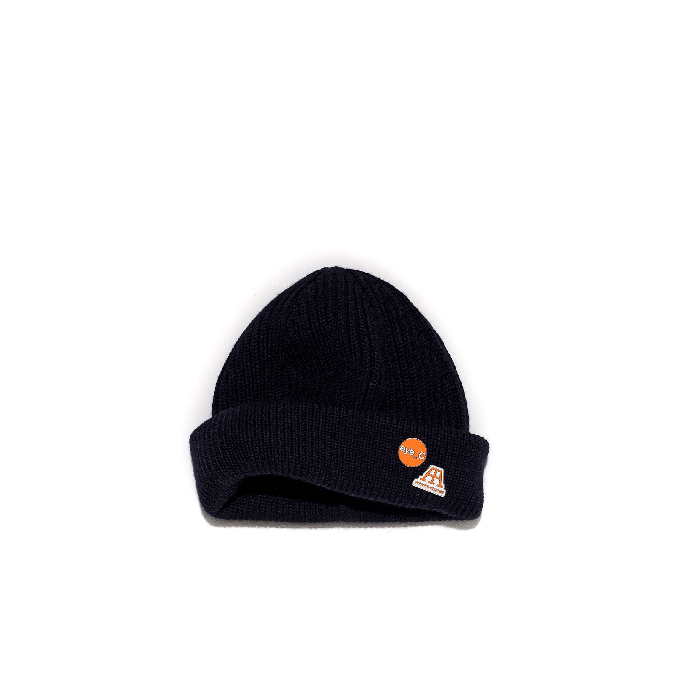 Beanie Medium Double Fold Navy Blue